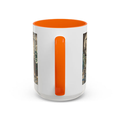 Yōkai Happy Halloween White Accent Mug by cypherpunkgear.com – cypherpunkgear.com | Cypherpunk Merch