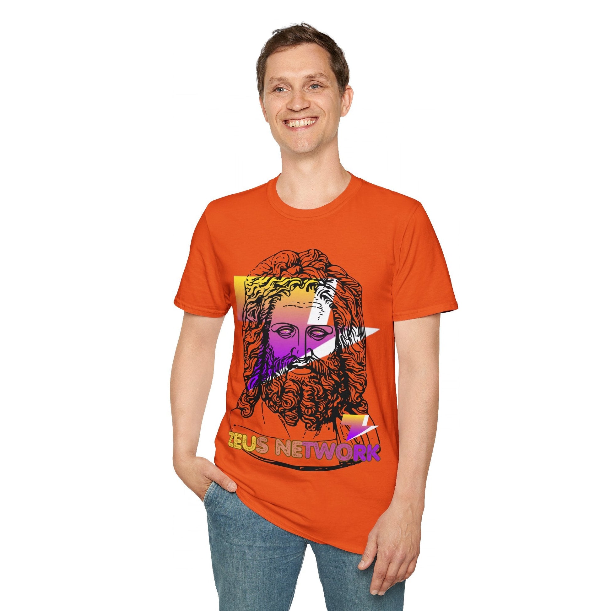 Zeus Network LTcolors Unisex T-Shirt by cypherpunkgear – cypherpunkgear.com | Cypherpunk Merch