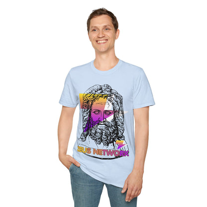 Zeus Network LTcolors Unisex T-Shirt by cypherpunkgear – cypherpunkgear.com | Cypherpunk Merch