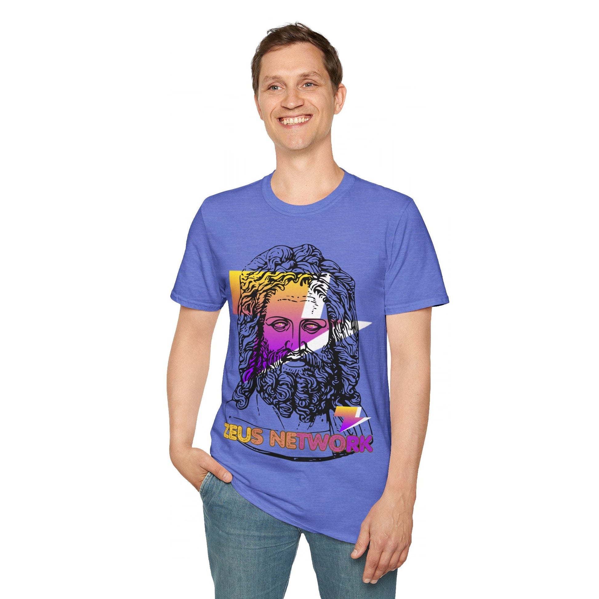 Zeus Network LTcolors Unisex T-Shirt by cypherpunkgear – cypherpunkgear.com | Cypherpunk Merch
