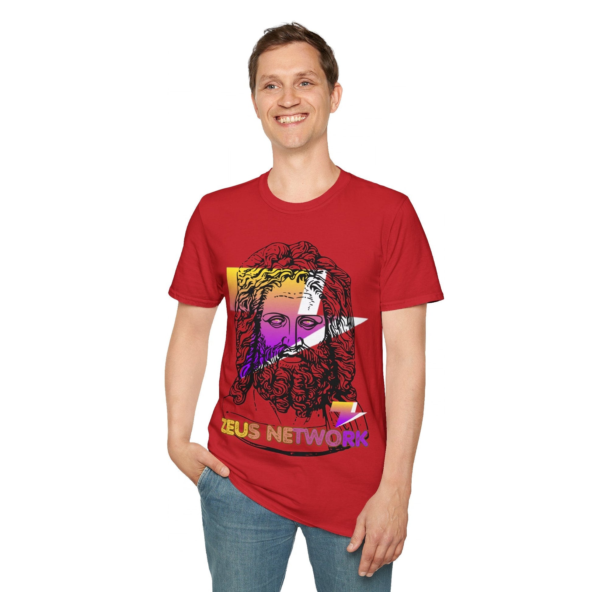 Zeus Network LTcolors Unisex T-Shirt by cypherpunkgear – cypherpunkgear.com | Cypherpunk Merch